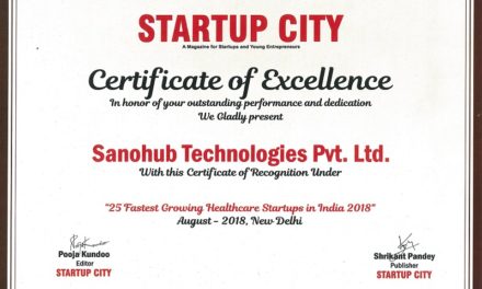 Sanohub, recognized under 25 fastest growing healthcare Startups